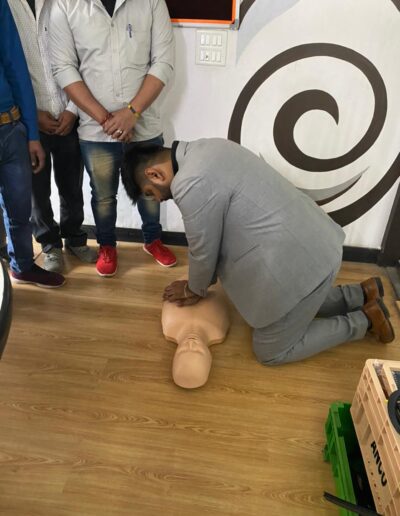 CPR Practical Demonstration by Life First Solutions